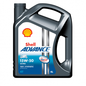Shell Advance 4T Ultra 15W50 Motorcycle Oil