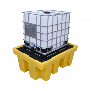 Single IBC Spill Pallet Bund With Removable Grate
