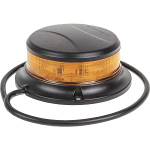 OEX - Permanent Mount Amber LED Beacon 12 OR 24 Volt 112mm Dia