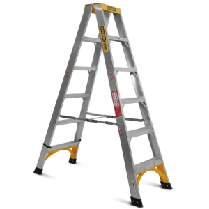 Gorilla 6-Step 1.8m 150kg Aluminium Double Sided Industrial Ladder (SM006-I)