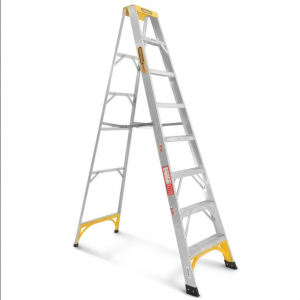 Gorilla 8-Step 2.4m 150kg Single Sided Industrial Aluminium Ladder