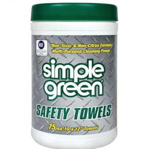 SG13351 Heavy Duty Multi-Purpose Safety Towel Tub - 75/pack Simple Green